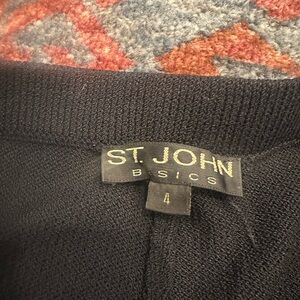 St. John Santana Classic Black Knitwear